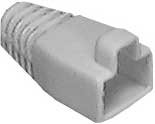 Pack of 12 RJ-45 One-Piece Connector Hoods (2 of Each Color)