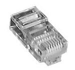 Pack of 5 4-Pair Solid Conductor Cable-Ready RJ45 Plugs