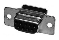 9-Pin Male D-Sub Connector Shell (No Blister Pack)