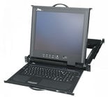 Rackmount LCD Screen with Keyboard and 16 Port KVM Switch