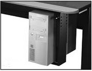 Pullout Swivel CPU Holder