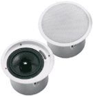 8" Coaxial Low Profile Speaker, Horn Loaded Tweeter, Pair