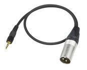 Cable, 3 Pole Locking Mini to XLR