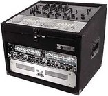 Combo Rack Case, 9 Rack Units Top, 4 Rack Units Bottom