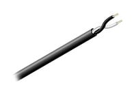 Wire, 2 Conductors, 14 Gauge, Stranded, Black Jacket, 500'