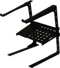 Table Top Adjustable L Stand with Tray and Clamps, Black