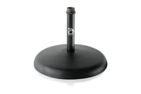 Atlas IED DS5E 5" H Ebony Desktop Microphone Stand with 6" Base