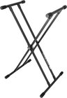 On-Stage KS8191 Double-X Bullet Nose Keyboard Stand with Lok-Tight Attachment