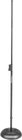 34-62" Round Base Quik-Release Microphone Stand, Black