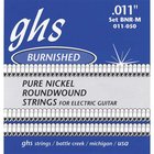 GHS BNR-M Medium Burnished Nickel Electric Guitar Strings