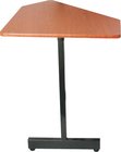 45 Degree Angled Corner Desk Extension (Rosewood & Black Steel Finishes, for use with WS7500RB)