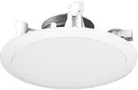 1 Pair of 2-Way, 8 Ohm Trumpet In-Ceiling Speakers (with 5.25" Woofer, White)