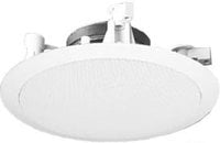 1 Pair of 2-Way, 8 Ohm Trumpet In-Ceiling Speakers (with 5.25" Woofer, White)