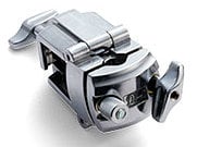 Straight Pipe Clamp with Adjustable Jaw (for Square Racks)