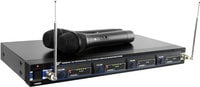 4-Channel VHF Rackmount Wireless Handheld System