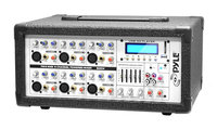 6-Channel 600W at 4 Ohms Powered Mixer with MP3 Input