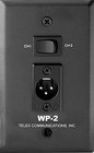 RTS WP2-TELEX 2-Ch Wall Plate, 1-XLR3M