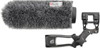 Rycote 033352 18 cm Windscreen with Medium Hole, Mount & Handgrip