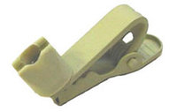 Lapel Tie Clips,Tan, 5pk