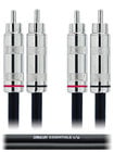 1 ft Dual RCA Male to Dual RCA Male Unbalanced Cable