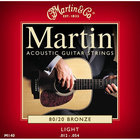 Light 80/20 Bronze Acoustic Guitar Strings