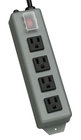 Tripp Lite UL603CB-6  4-Outlet Industrial Power Strip, 6' Cord