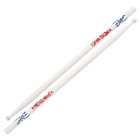 Travis Barker Artist Series Drumsticks, White, Wood Tip