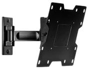 Black Pivot Wall Arm for 22"-40" LCD Screens, 80 lb. Capacity