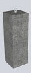24" H x 10" W Square Acoustic Lantern Baffle