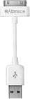 2.7" (7cm) White iPod & iPhone Sync/Charge Cable