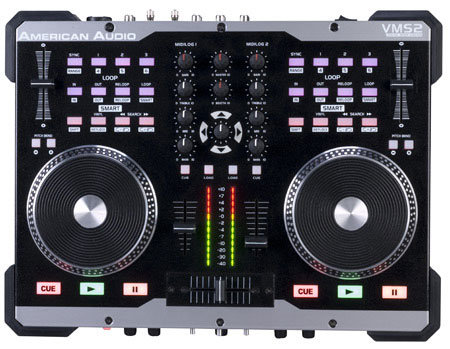 American Audio VMS2 2 Channel USB DJ MIDI Controller VMS2-AMERICAN