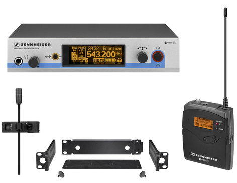 Sennheiser EW 512 G3 Wireless Bodypack Microphone System with MKE 2 Clip-On Condenser Microphone EW512-G3