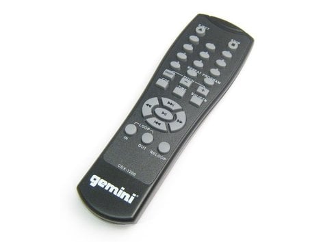 Gemini 200-CD125-001 Gemini CD Player Remote Control