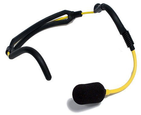 Galaxy Audio SP-H2O.00 Watrproof Headworn Mic, With Replaceable Cable