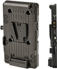 IDX Technology P-V257 ENDURA V-Mount Camera Battery Plate with 2-Pin D-Tap DC Out & Digi-View, 5/7.3V from 12V Conversion P-V257