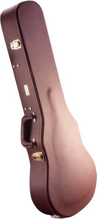Gator Cases GW-335-BROWN Deluxe Wooden Vintage-Style Thinline Semi-Hollowbody Electric Guitar Case GW-335-BROWN