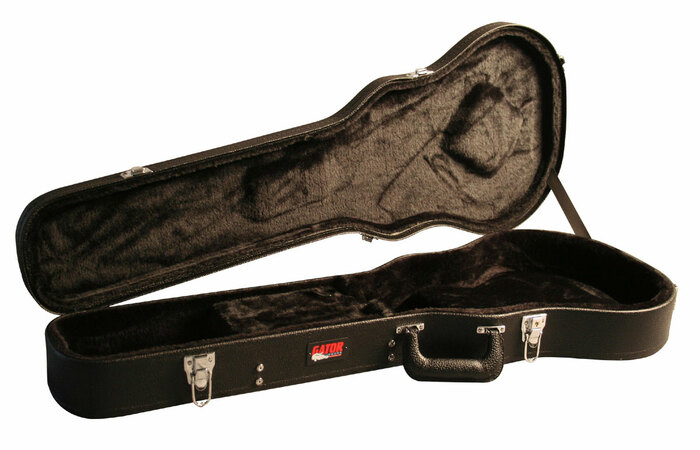 Gator Cases GW-LPS Deluxe Wooden Vintage-Style Electric Guitar Case for Single-Cutaway Guitars GW-LPS
