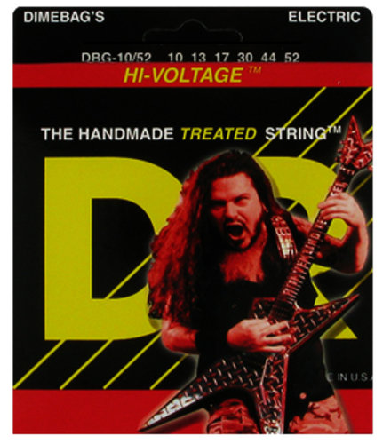 DR Strings DBG-10/52 Big & Heavy Dimebag Darrell Signature Electric Guitar Strings DBG-10/52