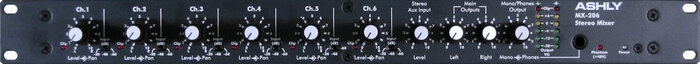 Ashly MX206 Stereo Mixer MX206