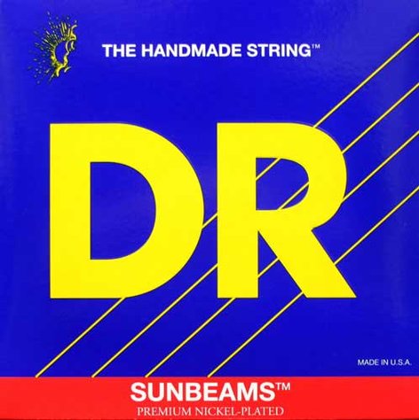DR Strings NMR5-130 Bass Strings, Sunbeams, Nickel Plated on Round Cores, 5-String Medium 45-130 NMR5-130