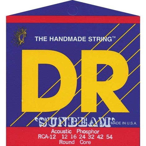 DR Strings RCA-12 Medium Sunbeam Phosphor Bronze Acoustic Guitar Strings RCA-12