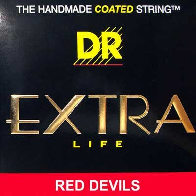DR Strings RDB5-45 Bass Strings, Red Devils, Coated, 5-String Medium 45-125 RDB5-45