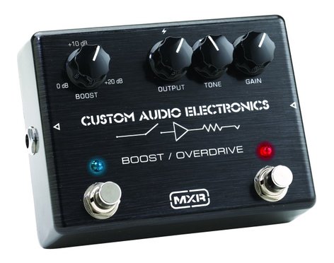 MXR Pedals MC402 CAE Boost-Overdrive Pedal, Custom Audio Boost MC402-MXR