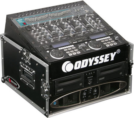 Odyssey FR1004 Combo Rack Case, 10 Rack Units Top, 4 Rack Units Bottom