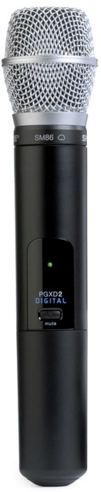 Shure PGXD2/SM86-X8 PGX-D Series Digital Wireless Handheld Transmitter With SM86 Mic