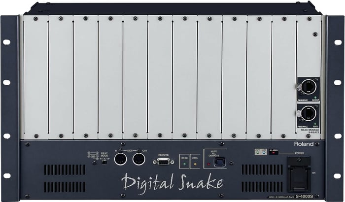 Roland Professional A/V S4000S-MR Digital Snake Modular Rack, Empty