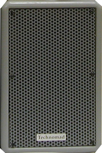 Technomad PARIS-616-GREY Dual 6.5" 2-Way Full-Range Loudspeaker, 250W, Grey