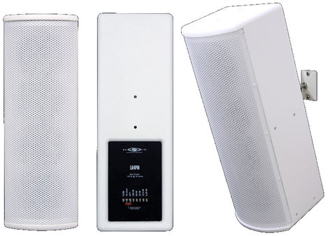 Galaxy Audio LA4PMW 4 x 4.5"125W Line Array Speakers in White LA4PMW
