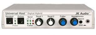 JK Audio Universal Host Desktop Digital Hybrid Telephone Interface UHOST