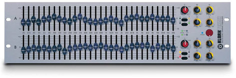 Klark Teknik DN370 Dual Channel 1/3 Octave Graphic Equalizer DN370